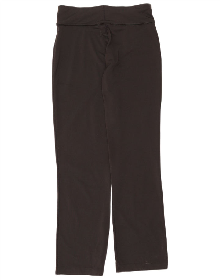 ELLE SPORT Womens Tracksuit Trousers UK 12 Medium Black Polyester