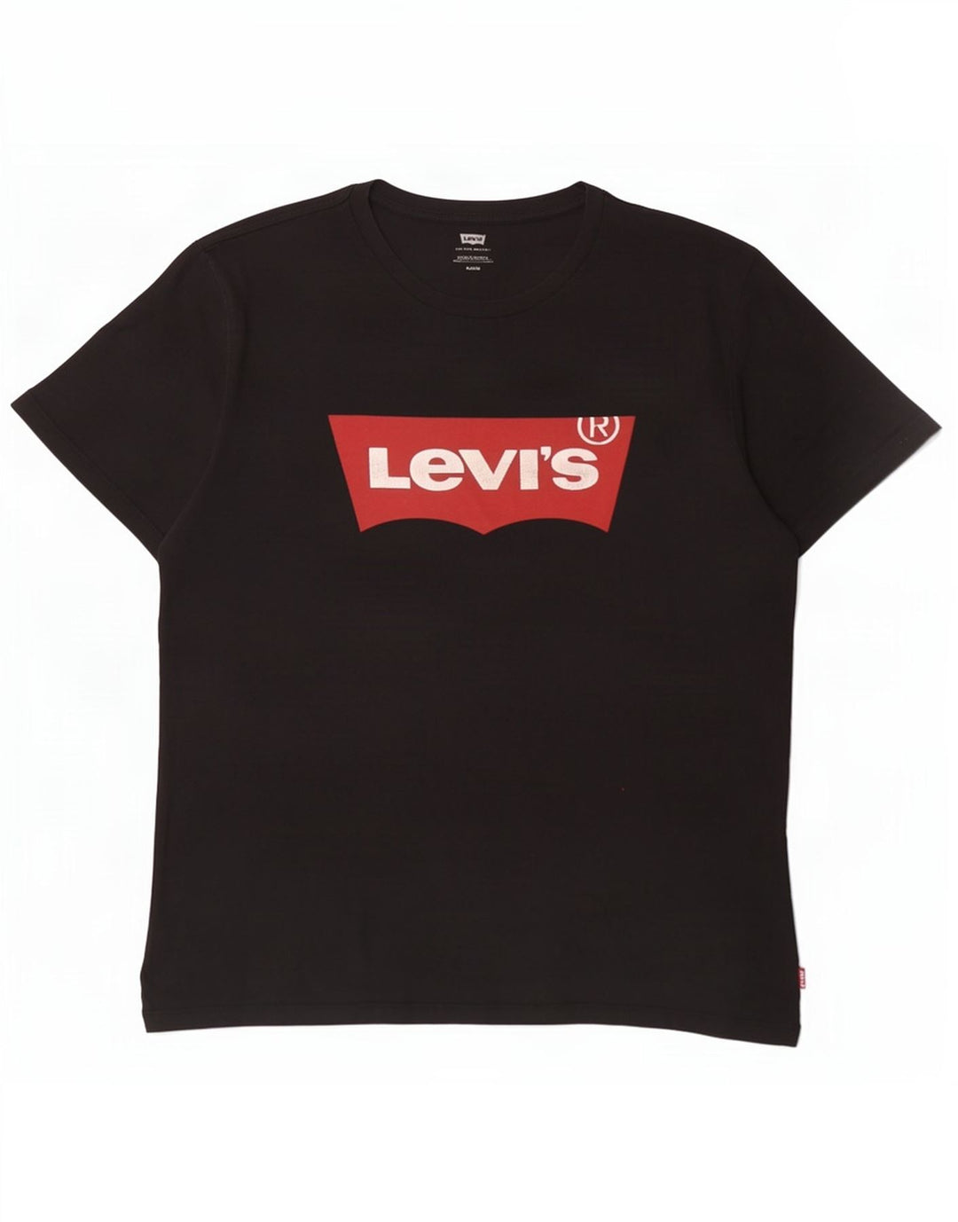 Levi's Mens Graphic T-Shirt Top Medium Black Cotton
