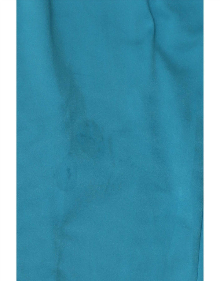 Asics Mens Graphic Tracksuit Trousers Medium Blue Colourblock
