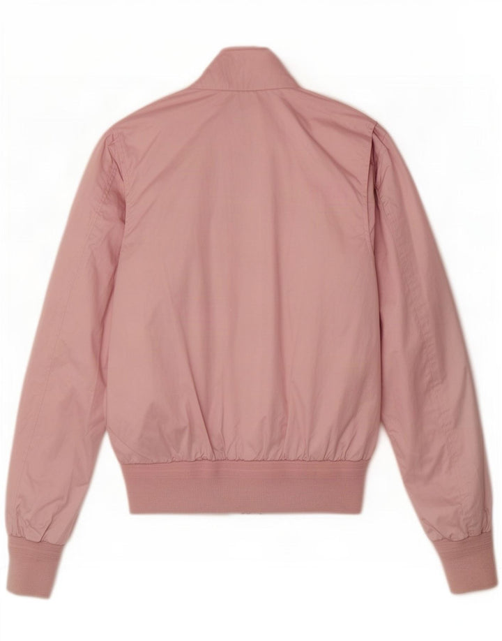 Blauer Womens Bomber Jacket UK 14 Medium Pink Polyester