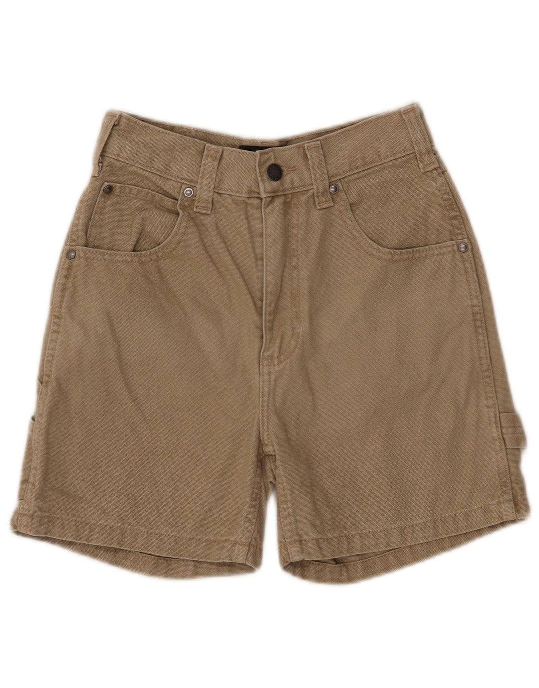 DICKIES Womens Cargo Shorts W25 XS Khaki
