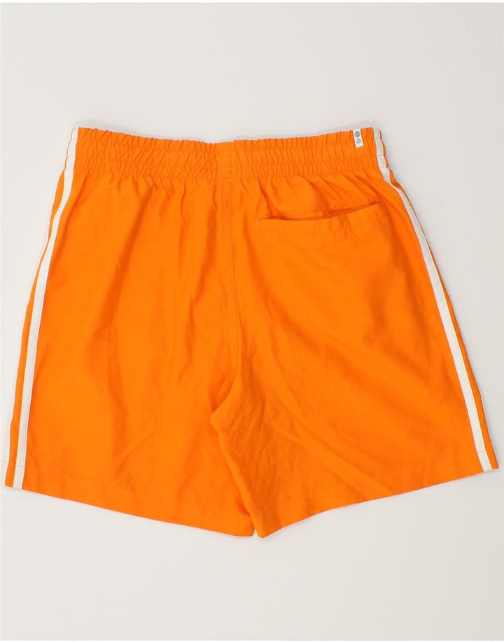 ADIDAS Mens Swimming Shorts Small  Orange Polyester