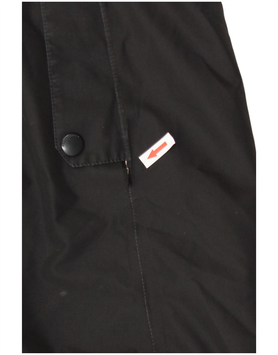 Helly Hansen Womens Hooded Parka Jacket UK 14 Large Black Nylon