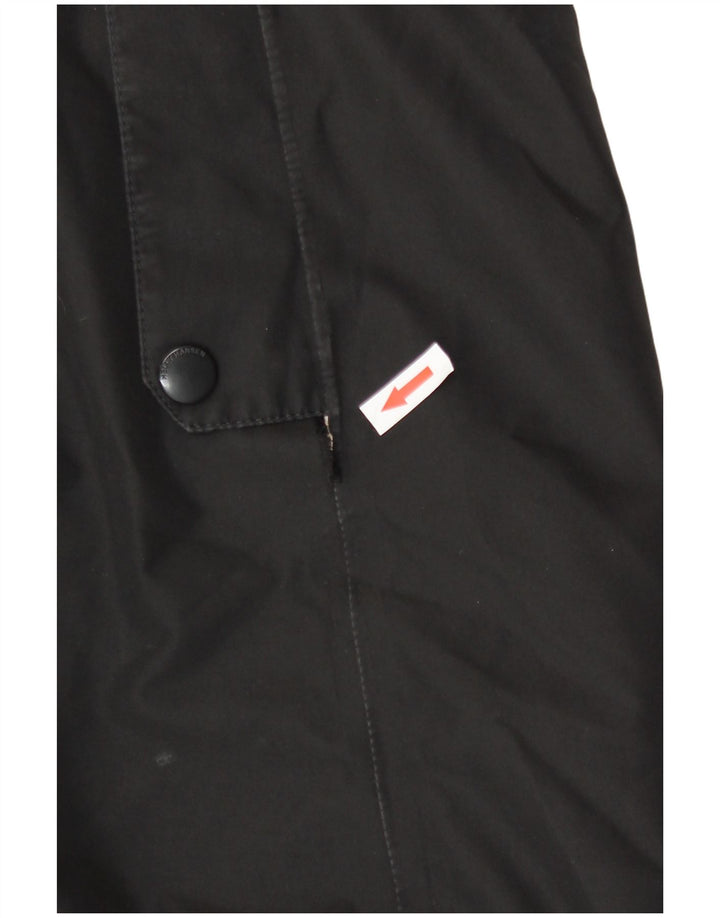 Helly Hansen Womens Hooded Parka Jacket UK 14 Large Black Nylon