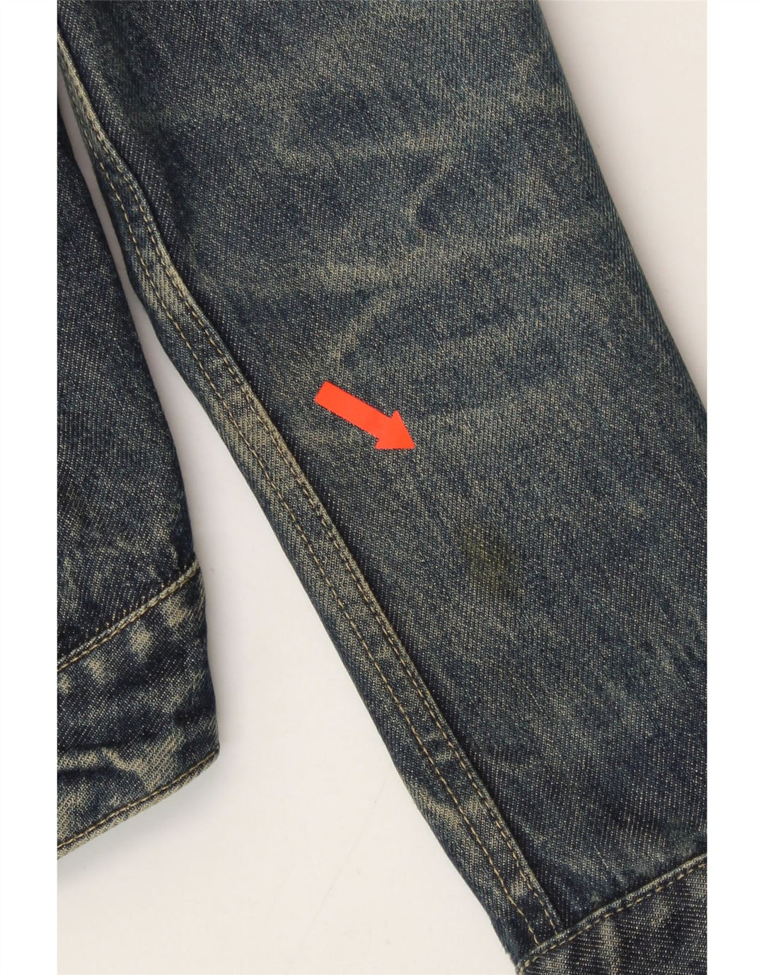 GAS Womens Crop Denim Jacket UK 10 Small Blue Cotton Vintage Gas and Second-Hand Gas from Messina Hembry 