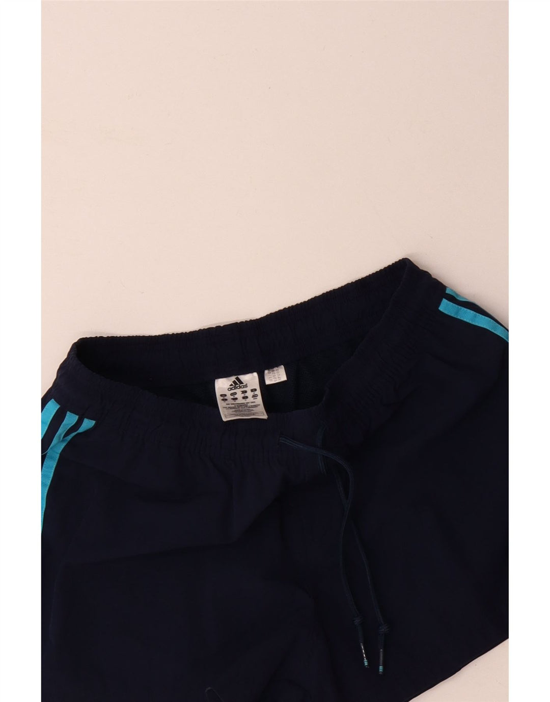 ADIDAS Mens Sport Shorts Medium Navy Blue Polyester
