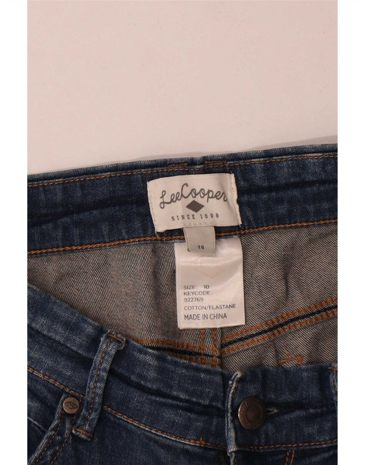 Lee Cooper Womens Denim Shorts US 10 Large W30 Blue Cotton