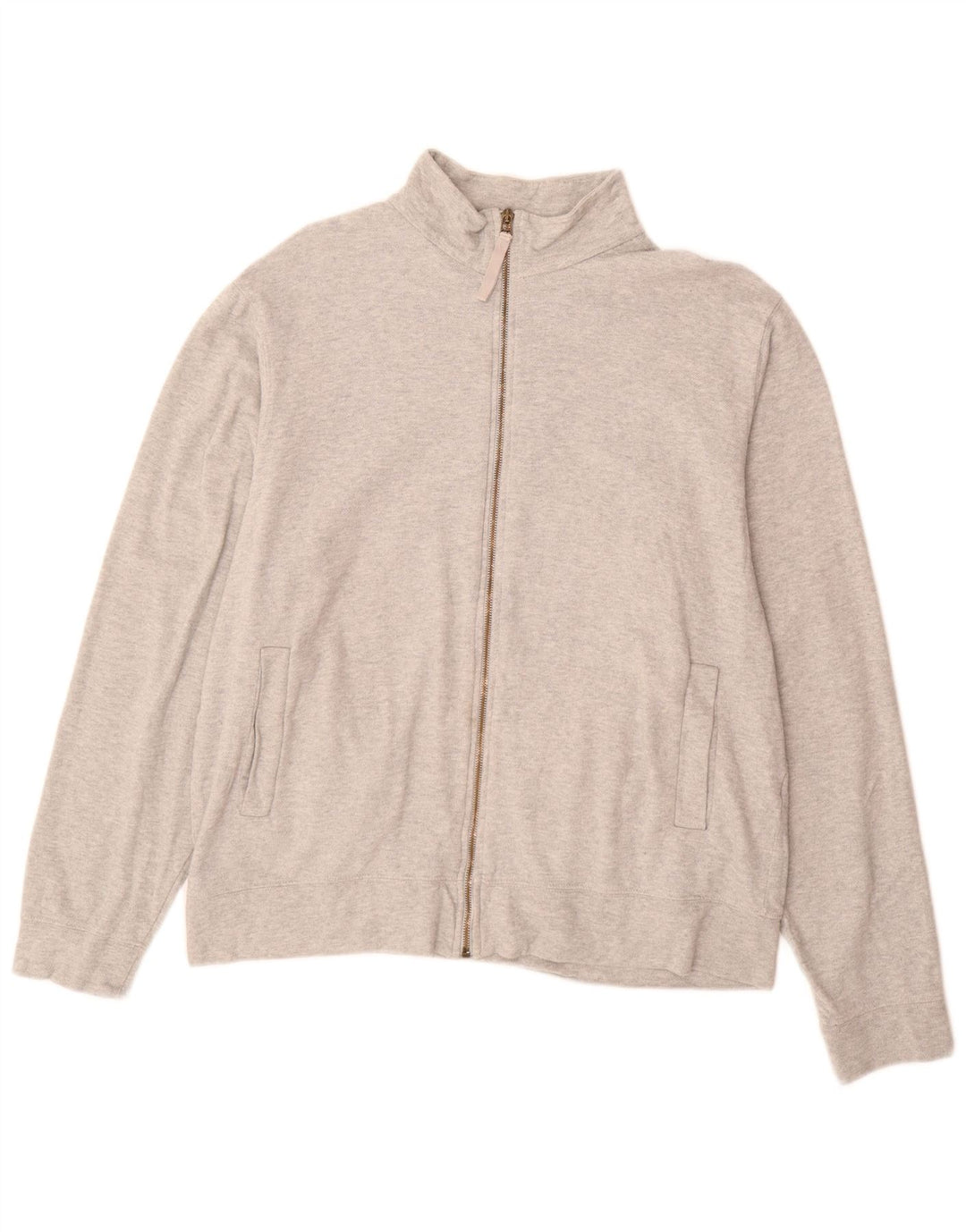 Massimo Dutti Mens Tracksuit Top Jacket 2XL Grey Flecked
