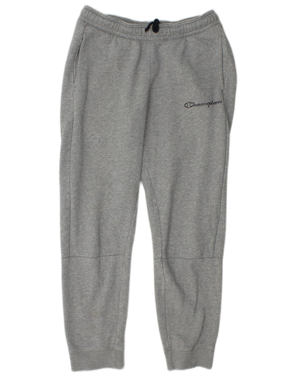 CHAMPION Womens Tracksuit Trousers Joggers UK 10 Small  Grey Cotton