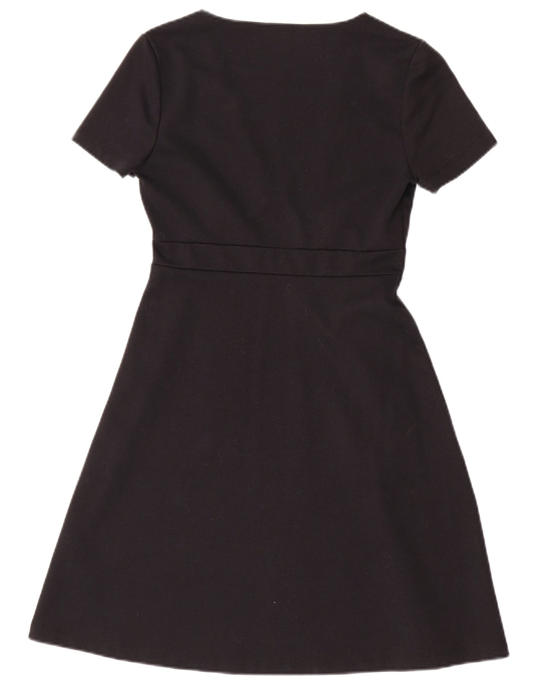 TOMMY HILFIGER Womens A-Line Dress UK 10 Small Black Polyester