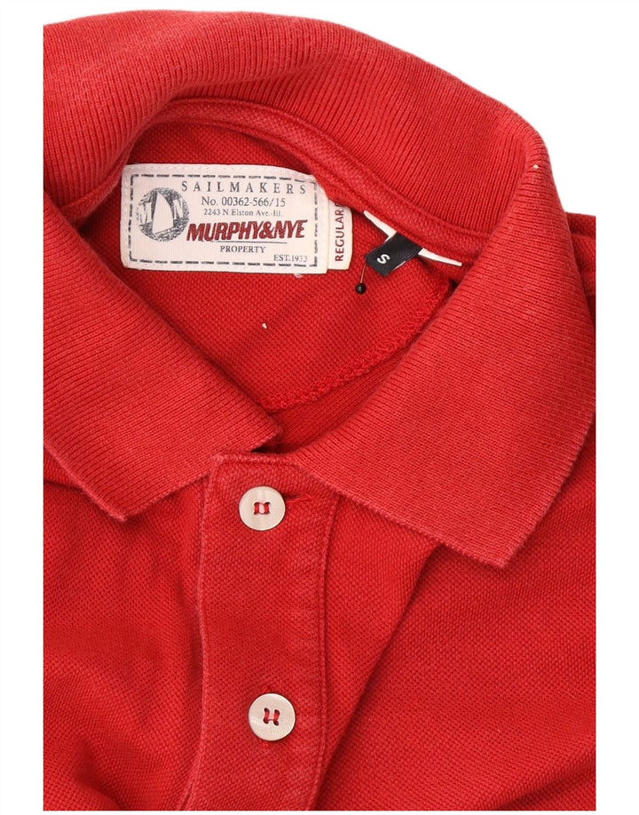 Murphy & Nye Mens Polo Shirt Small Red