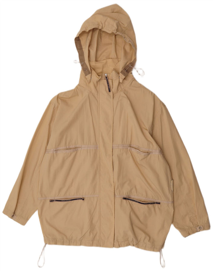 Krizia Jeans Womens Oversized Utility Jacket UK 14 Large  Yellow Cotton