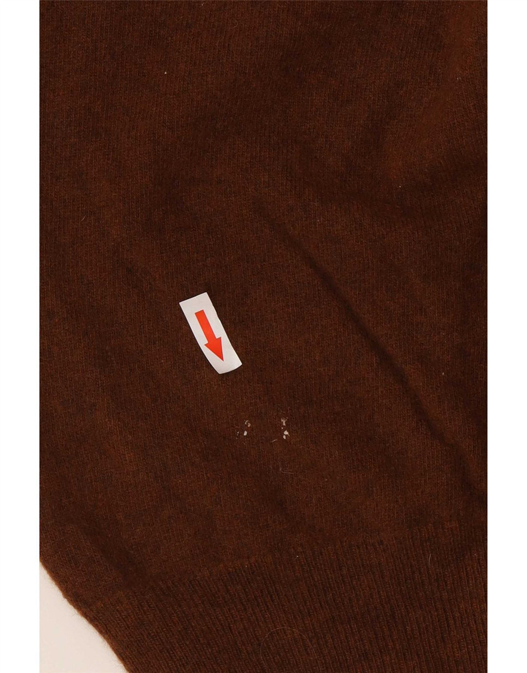 Brooksfield Mens Crew Neck Jumper Sweater IT 50 Medium Brown Argyle/Diamond