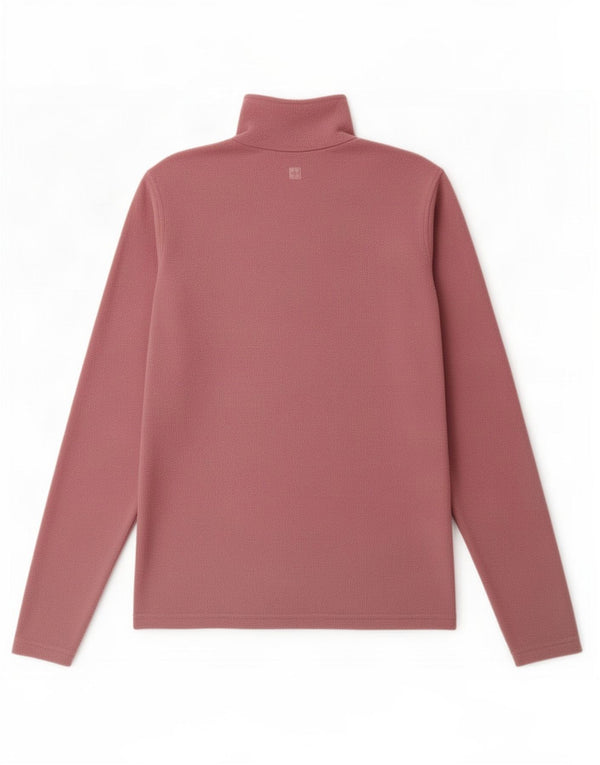 Mountain Warehouse Womens Zip Neck Fleece Jumper UK 6 XS Pink Polyester