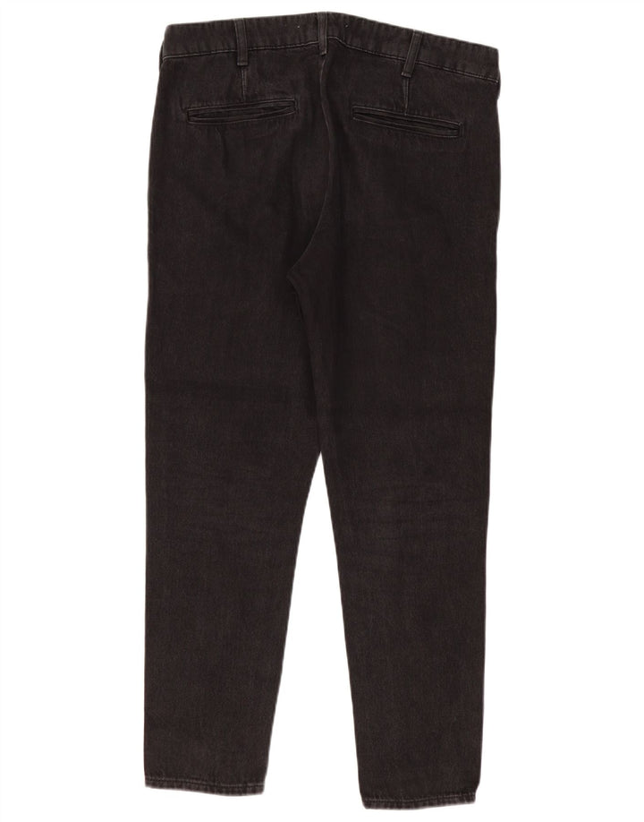 ZARA Mens Slim Jeans EU 42 Large W32 L27 Black Cotton
