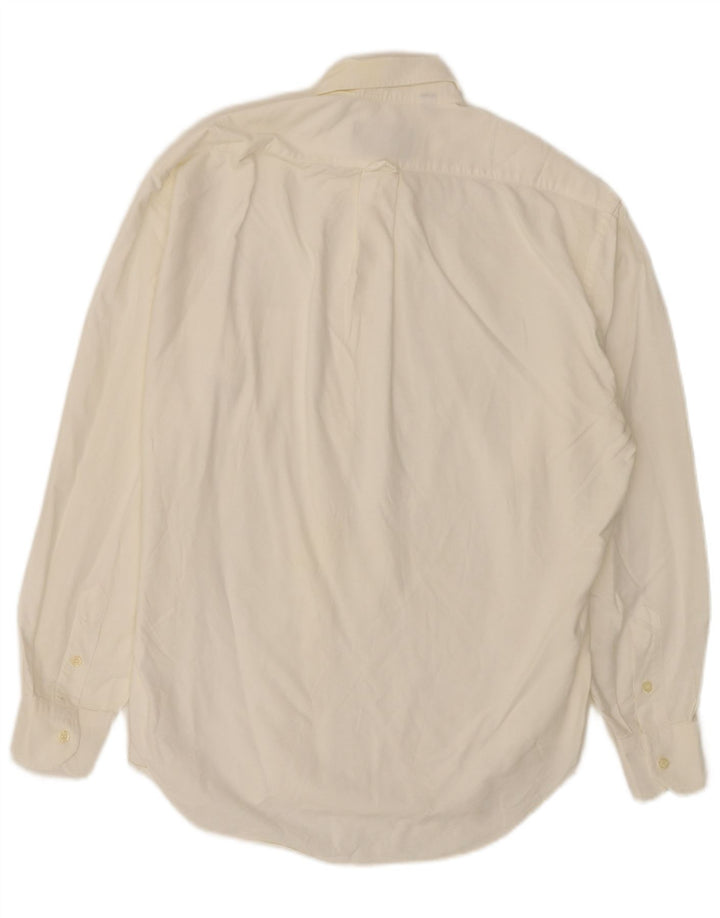 Henry Cottons Mens Shirt Size 40 15 3/4 Medium White