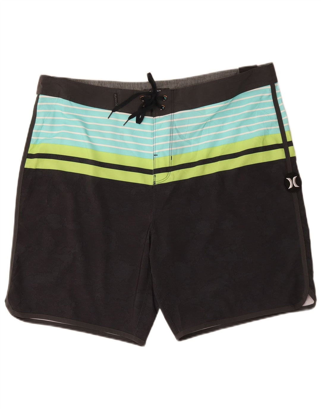 Hurley Mens Phantom Swimming Shorts Large Black Colourblock