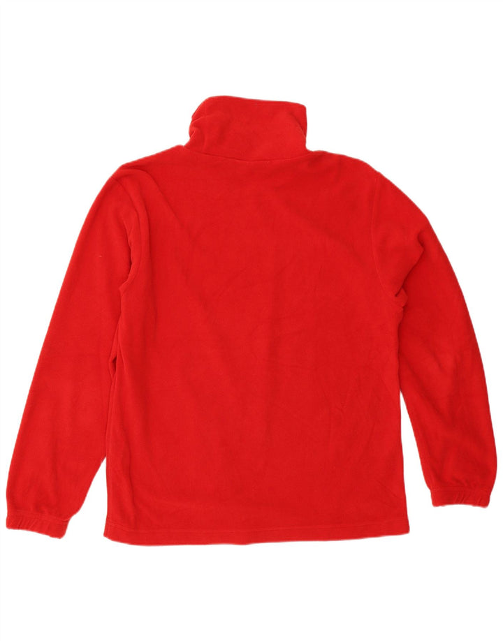 LOTTO Mens Fleece Jumper Large Red Polyester