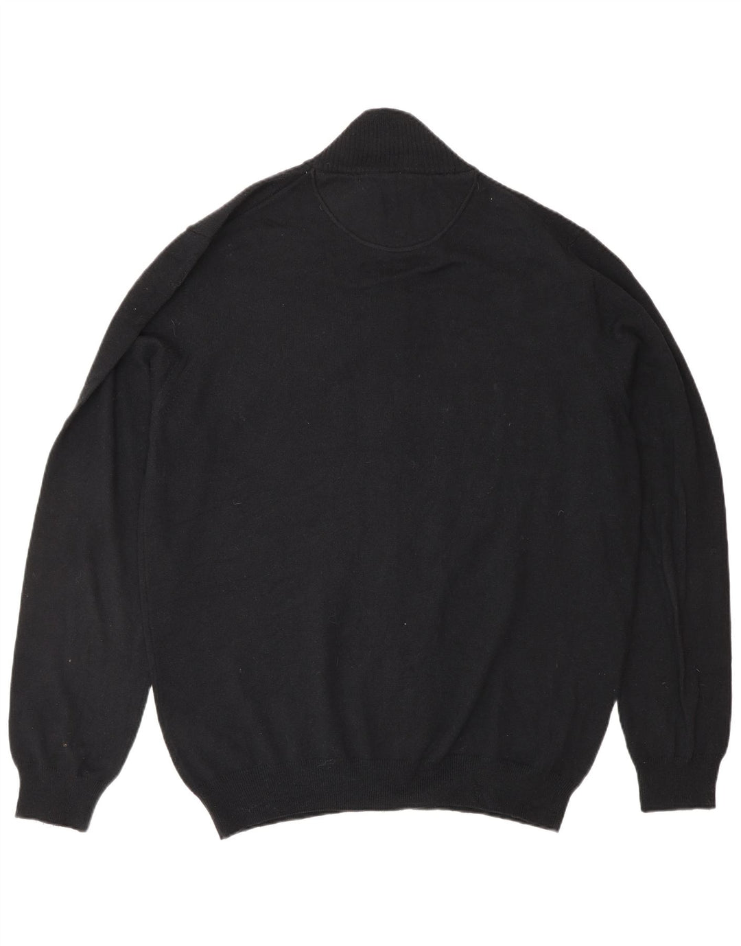 TRUSSARDI JEANS Mens Cardigan Sweater 3XL Black Wool