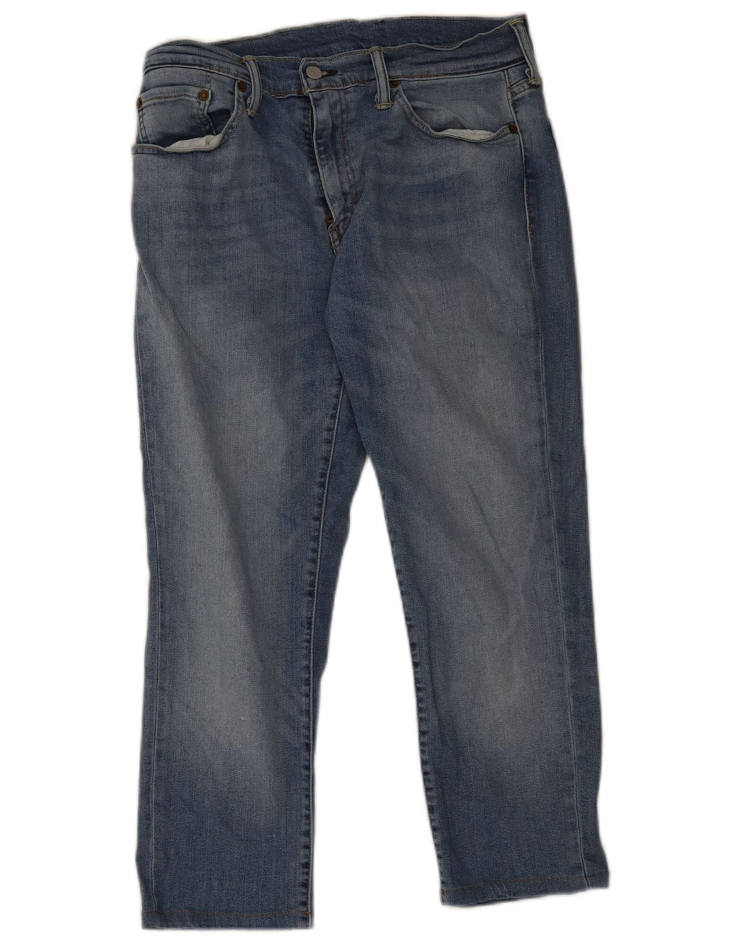 Levi's Mens 511 Cropped Slim Jeans W33 L25 Blue Cotton
