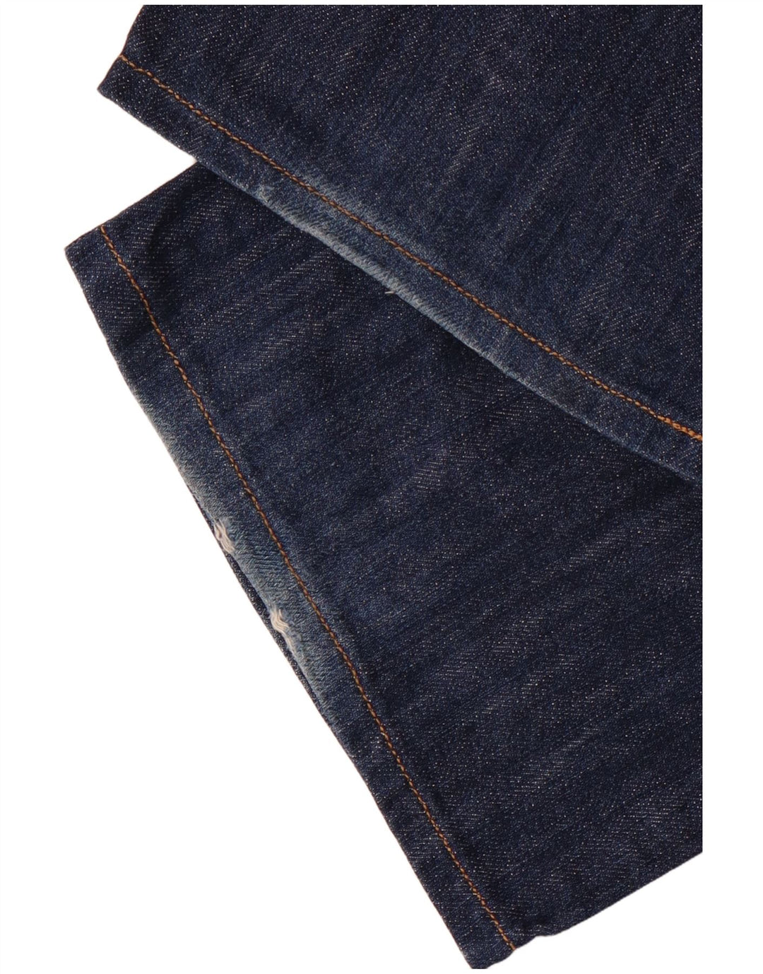 LEVI'S Mens 210 Straight Jeans W32 L34 Navy Blue Cotton