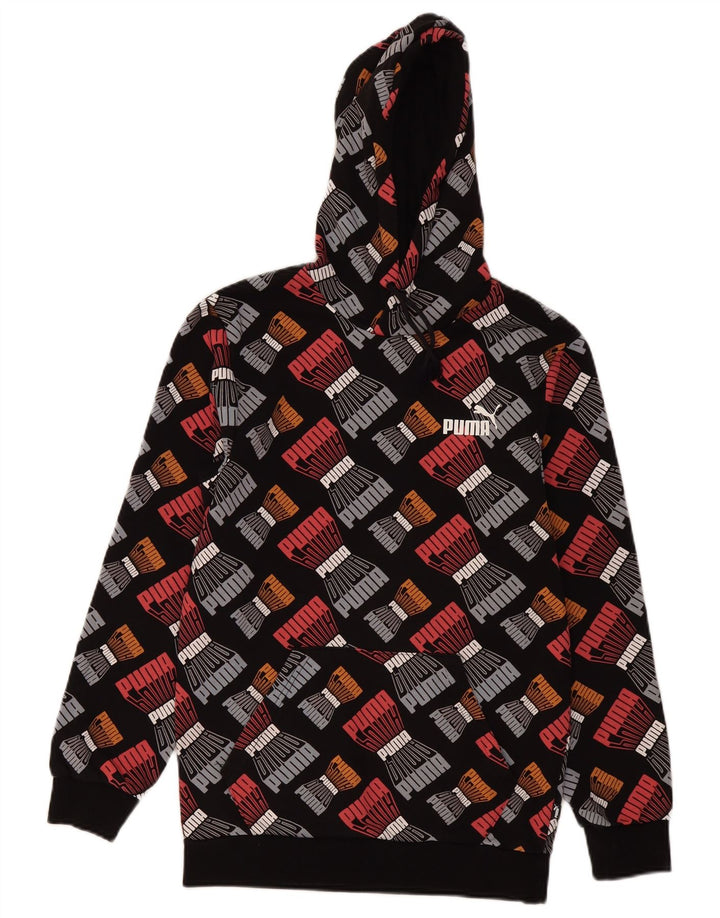 PUMA Mens Graphic Hoodie Jumper XS Multicoloured Cotton