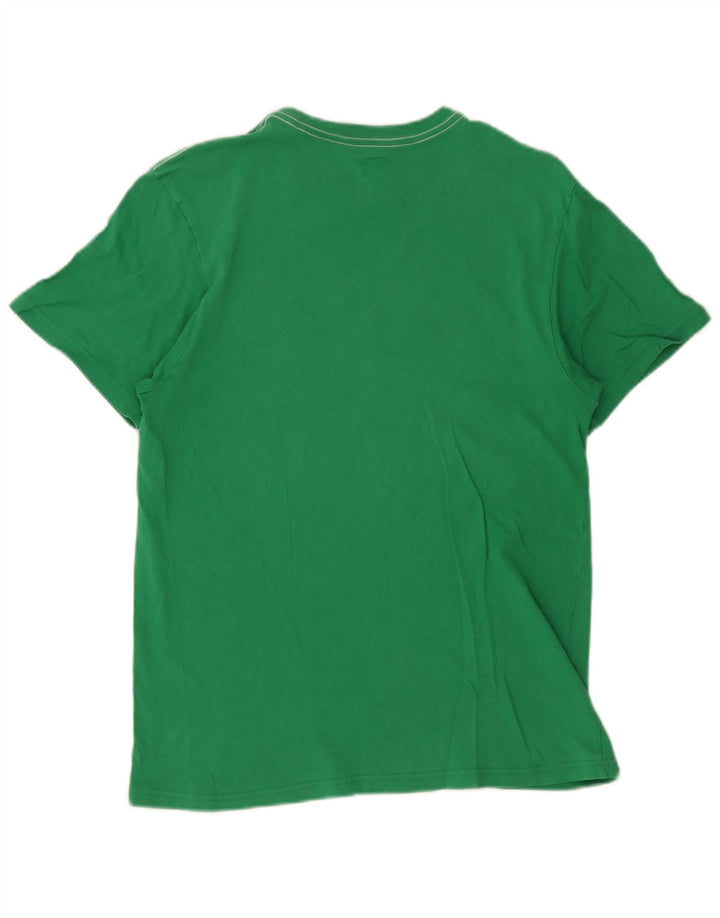 Adidas Mens Graphic T-Shirt Top Medium Green