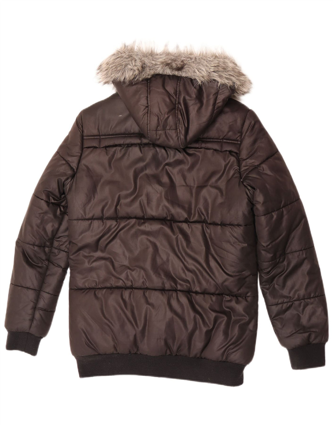 Esprit Boys Hooded Padded Jacket 15-16 Years XL Black Polyester