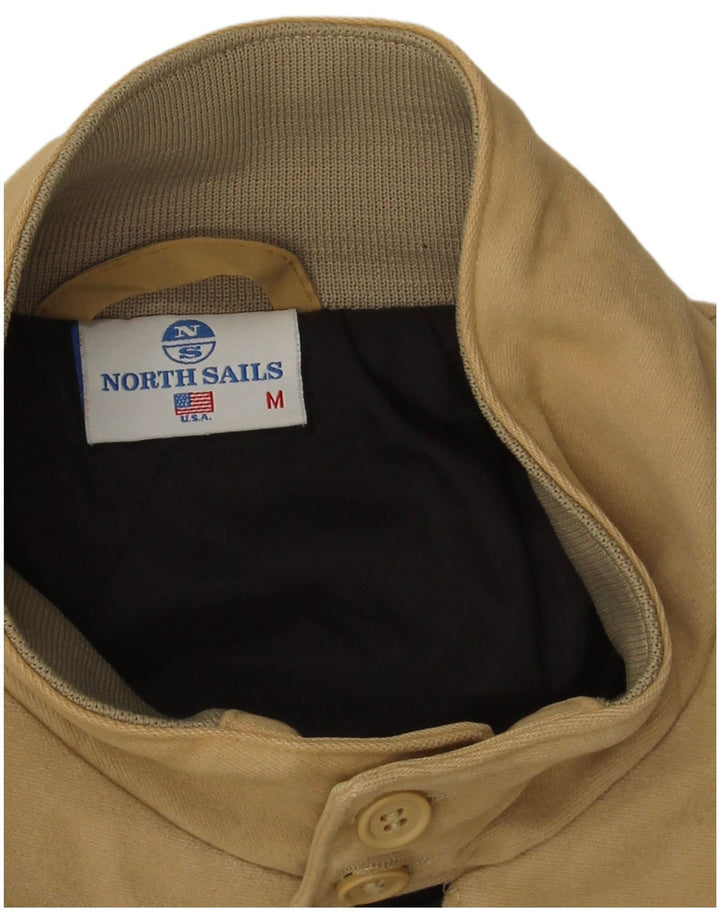 North Sails Mens Bomber Jacket UK 38 Medium Beige