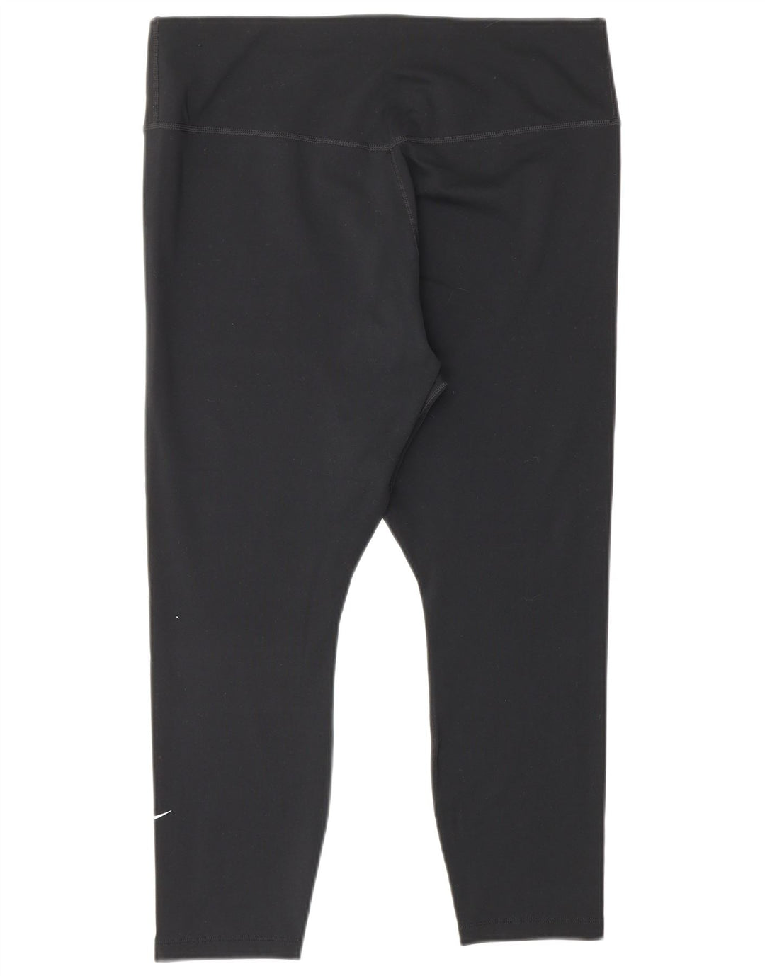 NIKE Womens Dri Fit Capri Leggings UK 14 Large  Black Polyester