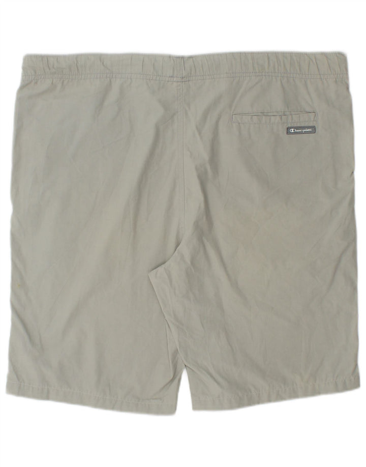 Champion Mens Chino Shorts Medium W40 Grey Cotton