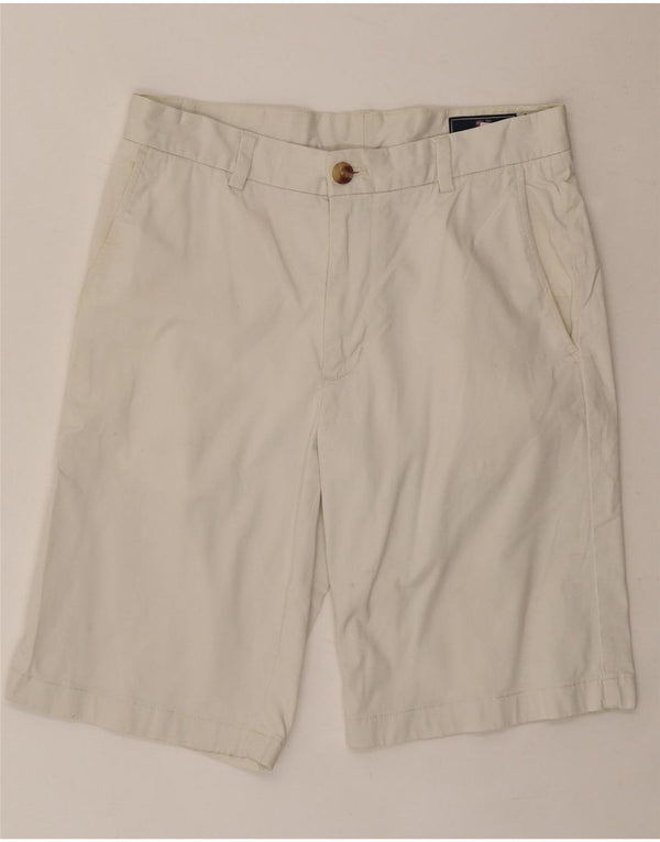 VINEYARD VINES Mens Chino Shorts W30 Medium White Cotton