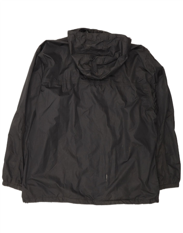 Dickies Mens Hooded Rain Jacket UK 42 XL Black Polyester