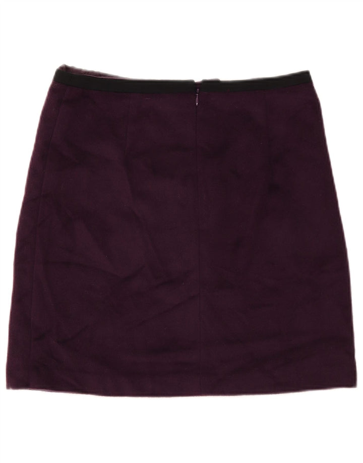 MARKS & SPENCER Womens Mini Skirt UK 10 Small W28  Purple Polyester