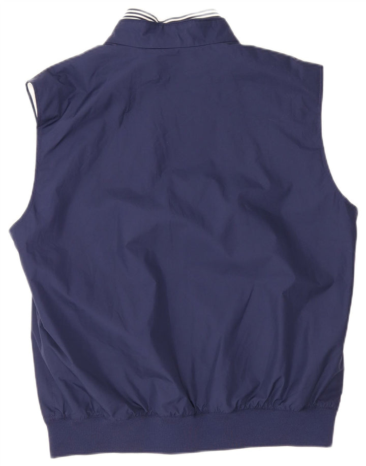 Marina Yachting Mens Gilet IT 54 2XL Navy Blue Polyester