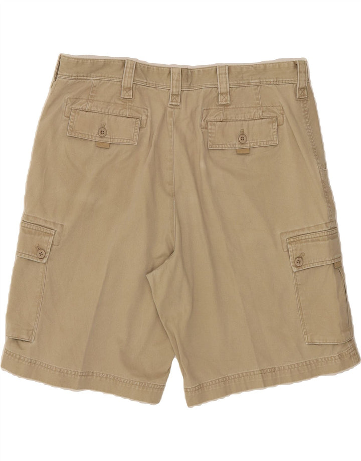 IZOD Mens Cargo Shorts W40 XL Beige Cotton Vintage Izod and Second-Hand Izod from Messina Hembry 