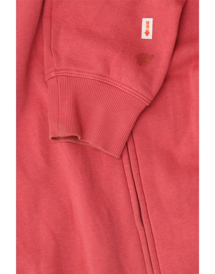 CHAMPION Womens Tracksuit Top Jacket UK 10 Small Pink Cotton