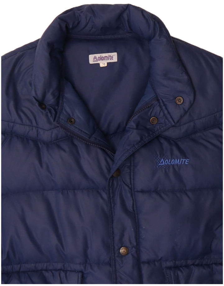Dolomite Mens Padded Gilet UK 38 Medium Navy Blue Polyester