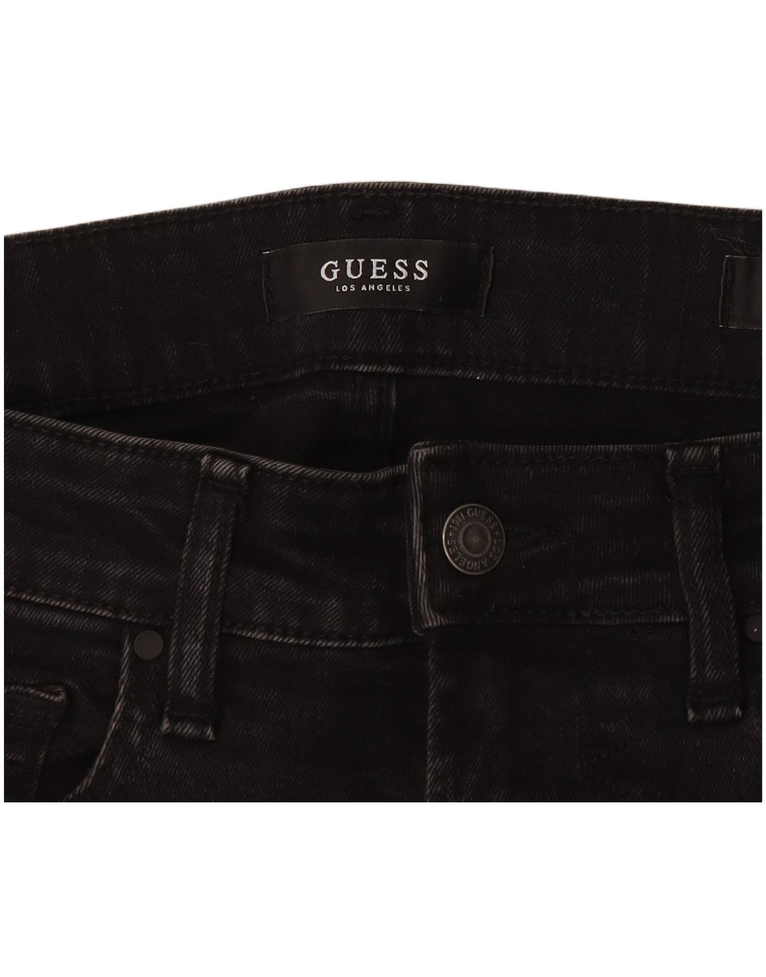 GUESS Womens Miami Super Skinny Jeans W30 L25 Black