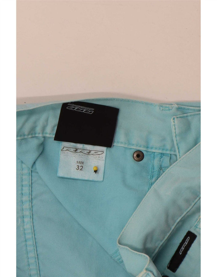 RRD Mens Casual Shorts W32 Medium Blue Cotton
