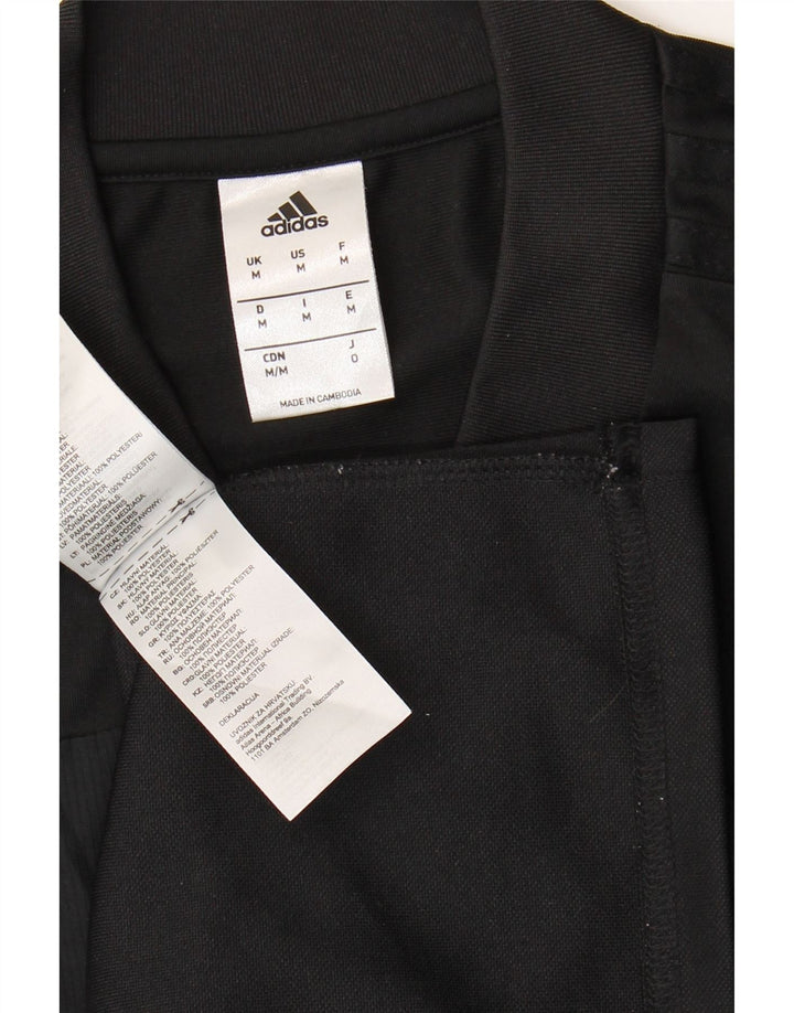 ADIDAS Mens Climalite Top Long Sleeve Medium Black Polyester