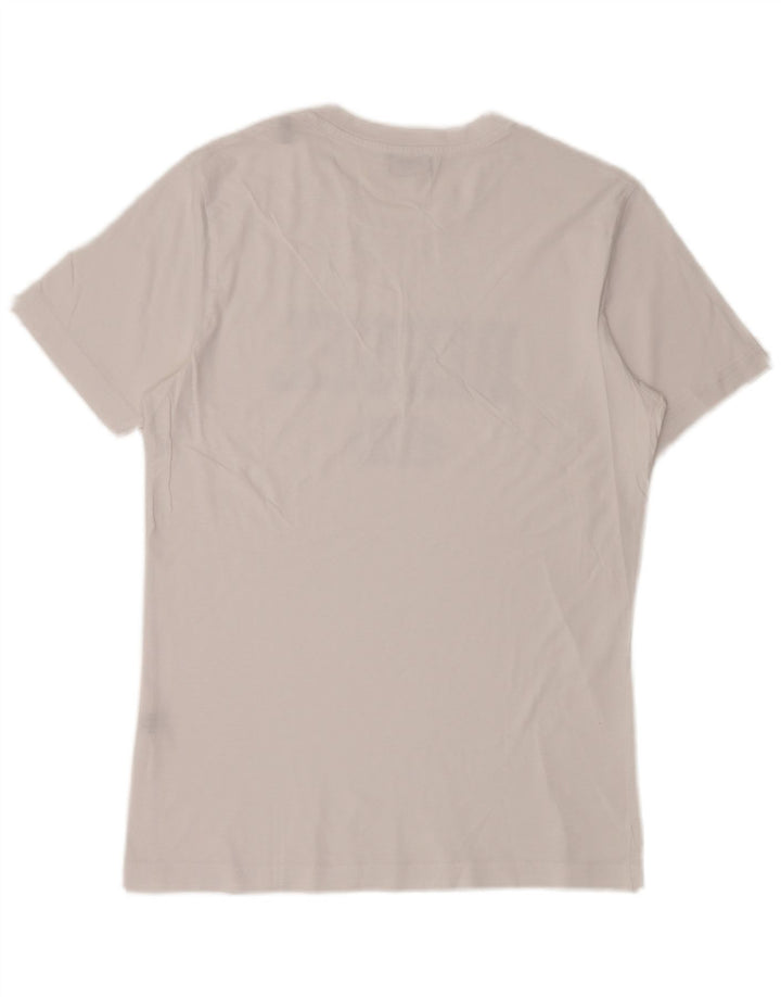 Diesel Mens Graphic T-Shirt Top Medium White