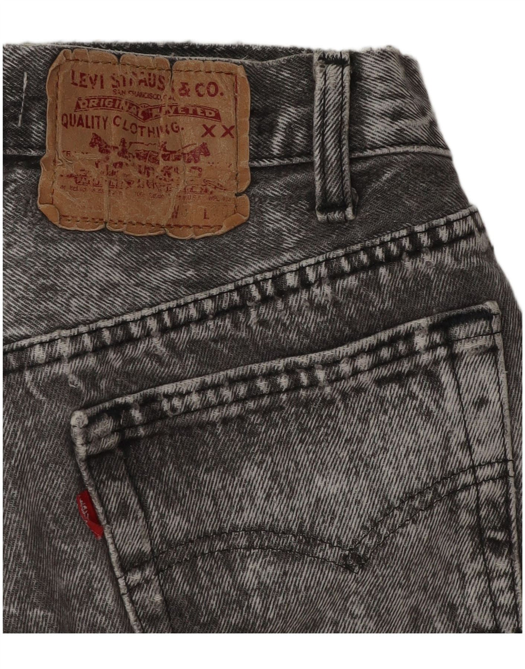 Levi's Womens Denim Shorts W28 Medium Grey