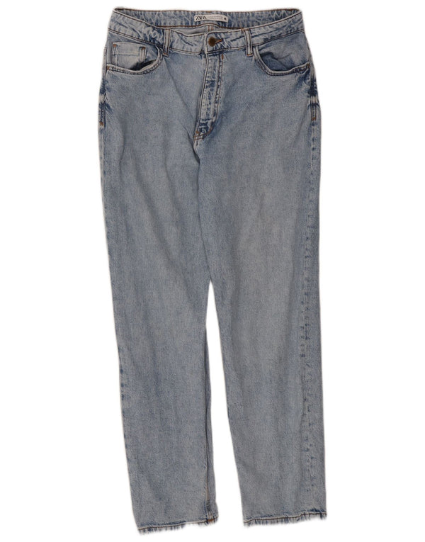 Zara Womens Straight Jeans EU 42 Large W32 L27 Blue