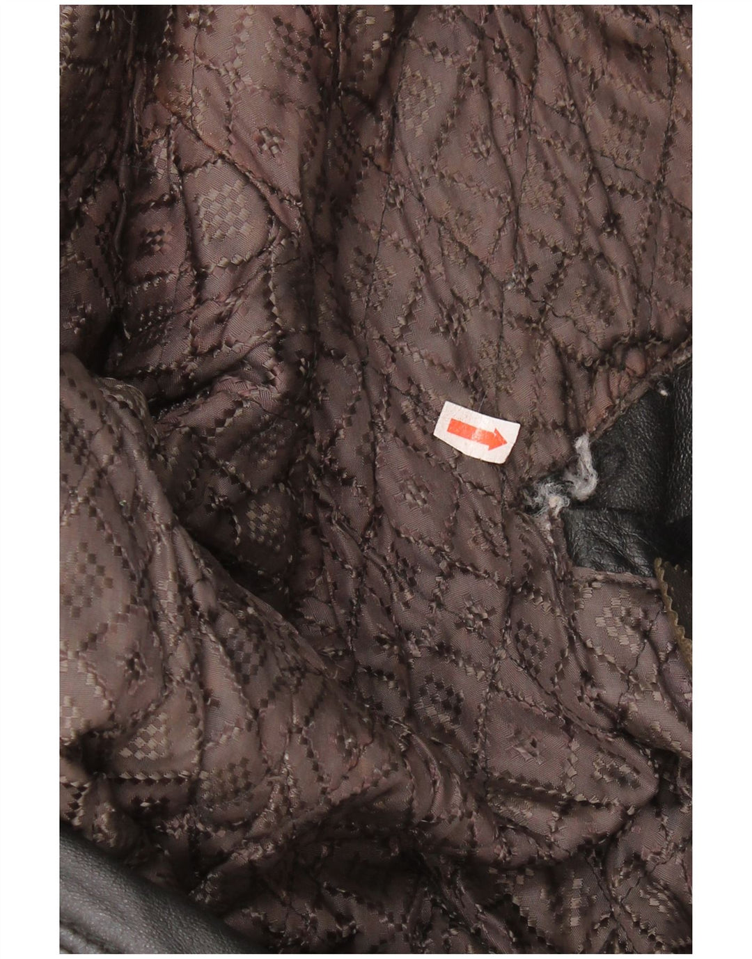 VINTAGE Mens Leather Jacket IT 50 Large Black Leather