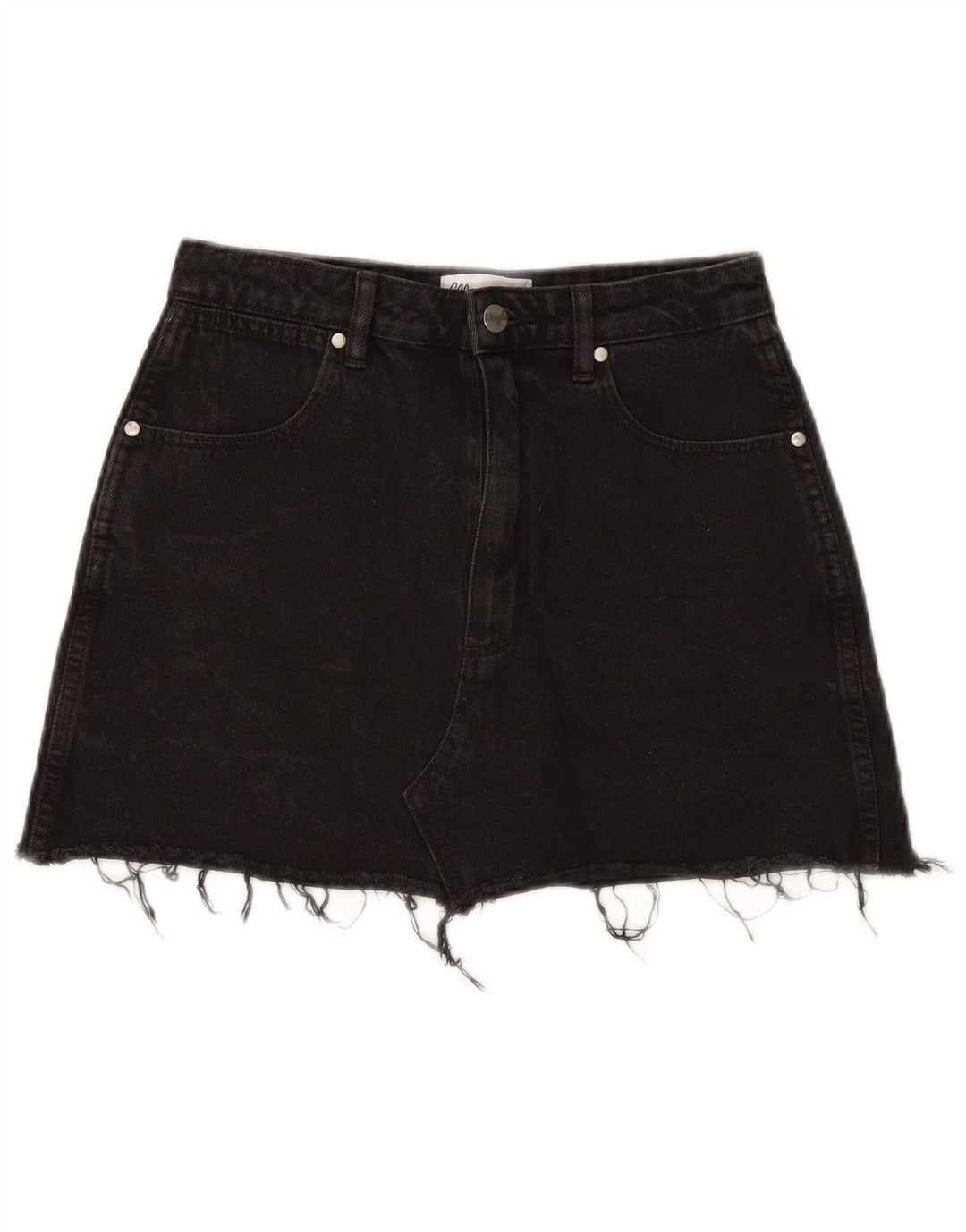 Wrangler Womens Mini Denim Skirt US 9 Medium W27  Black Cotton