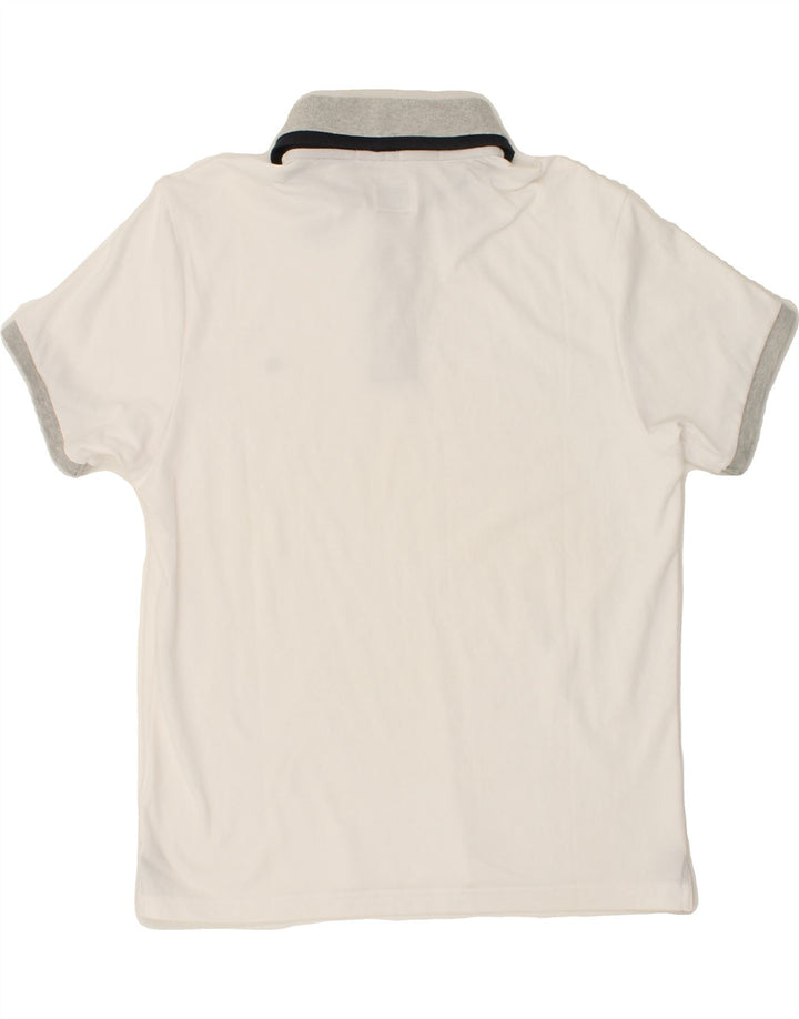 CHAMPION Mens Heritage Fit Polo Shirt Large White Vintage Champion and Second-Hand Champion from Messina Hembry 