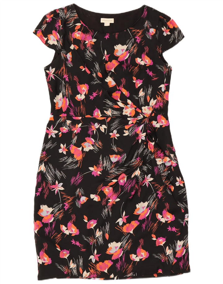 Monsoon Womens Sheath Dress UK 16 Large Multicoloured Floral Polyester