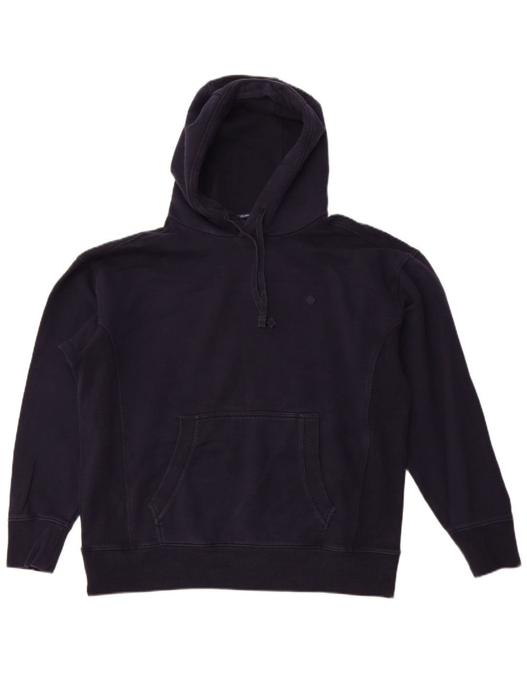 GANT Mens Relaxed Fit Hoodie Jumper XL Navy Blue Cotton