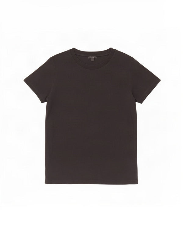 Cos Mens T-Shirt Top Medium Black Cotton